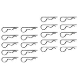 Maxbell 20 Pieces Marine Stainless Steel R Retaining Clip Spring Cotter Pin 2x42mm