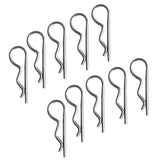 Maxbell 20 Pieces Marine Stainless Steel R Retaining Clip Spring Cotter Pin 2x42mm