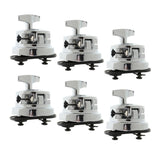 Maxbell 6 Pieces Drum Holder Base Plate Drum Rack Clamp Drum Tom Mount Bracket