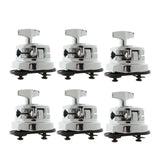 Maxbell 6 Pieces Drum Holder Base Plate Drum Rack Clamp Drum Tom Mount Bracket