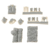 Maxbell 1/35 Resin WWII Scenario Accessories Soldier Supply Armor Cap Gloves Clothes