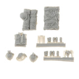 Maxbell 1/35 Resin WWII Scenario Accessories Soldier Supply Armor Cap Gloves Clothes