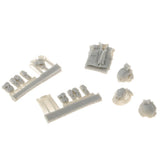 Maxbell 1/35 Resin WWII Scenario Accessories Soldier Supply Armor Cap Gloves Clothes