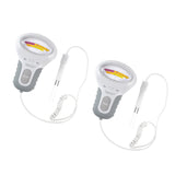 Maxbell 2pcs pH CL2 Chlorine Level Meter Water Quality Monitor for Swimming Pool