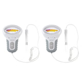 Maxbell 2pcs pH CL2 Chlorine Level Meter Water Quality Monitor for Swimming Pool