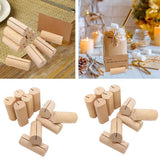 Maxbell 20x Wedding Party Table Number Name Sign Business Card Holders Cylindrical