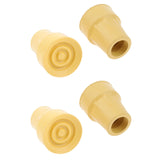 Maxbell 4 Pieces Anti skid Crutch Ferrules Rubber Ends Cane Walking Stick Tips 22mm