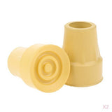 Maxbell 4 Pieces Anti skid Crutch Ferrules Rubber Ends Cane Walking Stick Tips 22mm