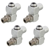 Maxbell 4x Universal Pneumatic Connector Air Pipe Adapter 360 Degree Rotation Tool