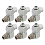 Maxbell 6x Universal Pneumatic Connector Air Pipe Adapter 360 Degree Rotation Tool