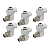Maxbell 6x Universal Pneumatic Connector Air Pipe Adapter 360 Degree Rotation Tool