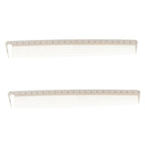 Maxbell 2X Salon Professional Barber Hairdressing Resin Combs Hair Combs with Scale