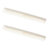 Maxbell 2X Salon Professional Barber Hairdressing Resin Combs Hair Combs with Scale