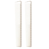 Maxbell 2X Salon Professional Barber Hairdressing Resin Combs Hair Combs with Scales