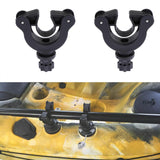 Maxbell 2pcs Nylon Kayak Canoe Paddle Holder Clips Track Mount Boat Oar Grip Clamp