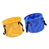 Maxbell 2 Piece PVC Collapsible Fishing Bucket Outdoor Camping Fish Water Bucket 30L