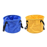 Maxbell 2 Piece PVC Collapsible Fishing Bucket Outdoor Camping Fish Water Bucket 30L