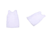 Maxbell 2pcs 1/6 Mens White Vest T-shirt Tops Sleeveless for 12'' Dragon Figures