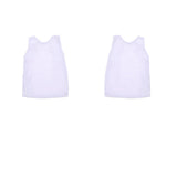 Maxbell 2pcs 1/6 Mens White Vest T-shirt Tops Sleeveless for 12'' Dragon Figures