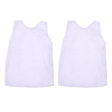 Maxbell 2pcs 1/6 Mens White Vest T-shirt Tops Sleeveless for 12'' Dragon Figures