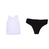 Maxbell 1/6 Mens White Vest T-shirt Tops +Underpants Clothes for 12'' Dragon Figures