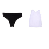 Maxbell 1/6 Mens White Vest T-shirt Tops +Underpants Clothes for 12'' Dragon Figures