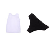 Maxbell 1/6 Mens White Vest T-shirt Tops +Underpants Clothes for 12'' Dragon Figures