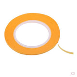 Maxbell 3 Roll Painting Model Masking Tape DIY Spraying Painting Model Tool 3mm
