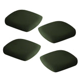 Maxbell 4PCS Stretch Dining Room Chair Seat Cover with Locking Buckle Army Green