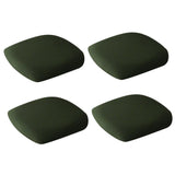 Maxbell 4PCS Stretch Dining Room Chair Seat Cover with Locking Buckle Army Green