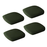 Maxbell 4PCS Stretch Dining Room Chair Seat Cover with Locking Buckle Army Green