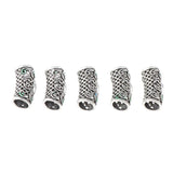 Maxbell 10pcs DIY Dreadlock Beads Hair Braiding Tubes Pins Rings Cuff Clips Jewelry