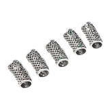 Maxbell 10pcs DIY Dreadlock Beads Hair Braiding Tubes Pins Rings Cuff Clips Jewelry