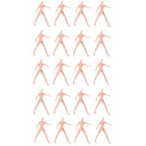 Maxbell 20 Pieces 7 Joints Nude Body Parts for 1/6 Licca Blythe Body Doll Custom