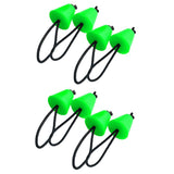 Maxbell 8 Pieces Green Rubber Universal Kayak Scupper Plugs Drain Holes Stopper Bung
