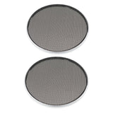 Maxbell 2 Packs Speaker Decorative Round Subwoofer Mesh Grill Cover Protector 8''