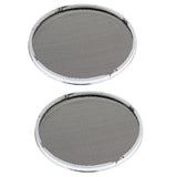 Maxbell 2 Pieces Speaker Decorative Round Subwoofer Mesh Grill Guard Cover 3''