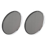 Maxbell 2 Pieces Speaker Decorative Round Subwoofer Mesh Grill Guard Cover 3''