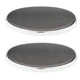 Maxbell 2 Pieces Speaker Decorative Round Subwoofer Mesh Grill Guard Cover 3''