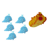 Maxbell 10pcs Bath Tub Non Slip Safety Treads Sticker Bathroom  Submarine/Whale