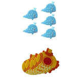 Maxbell 10pcs Bath Tub Non Slip Safety Treads Sticker Bathroom  Submarine/Whale