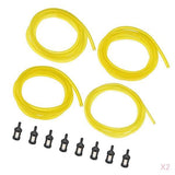 Maxbell 90cm 2.95 Feet Fuel Line Hose with 16 Pieces Fuel Filters for Chainsaw