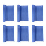 Maxbell 6pcs Anti Slip Grip Pad Cupboard Cabinet Drawer Liner Mat Placemat Blue