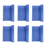 Maxbell 6pcs Anti Slip Grip Pad Cupboard Cabinet Drawer Liner Mat Placemat Blue