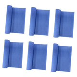 Maxbell 6pcs Anti Slip Grip Pad Cupboard Cabinet Drawer Liner Mat Placemat Blue