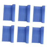 Maxbell 6pcs Anti Slip Grip Pad Cupboard Cabinet Drawer Liner Mat Placemat Blue