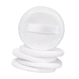 Maxbell 10Pcs Cotton Makeup Powder Puff with Strap Blush Loose Powder Blending Puff