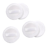 Maxbell 10Pcs Cotton Makeup Powder Puff with Strap Blush Loose Powder Blending Puff