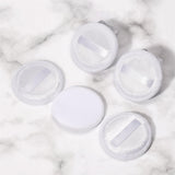 Maxbell 10Pcs Cotton Makeup Powder Puff with Strap Blush Loose Powder Blending Puff