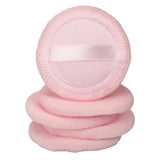 Maxbell 10Pcs Cotton Makeup Powder Puff with Strap Blush Loose Powder Blending Puff